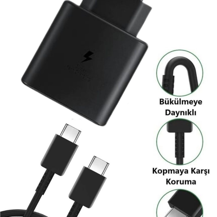 ® Yeni Ürün 65W Hızlı Şarj Edebilen TYPE C uçlu Şarj Aleti