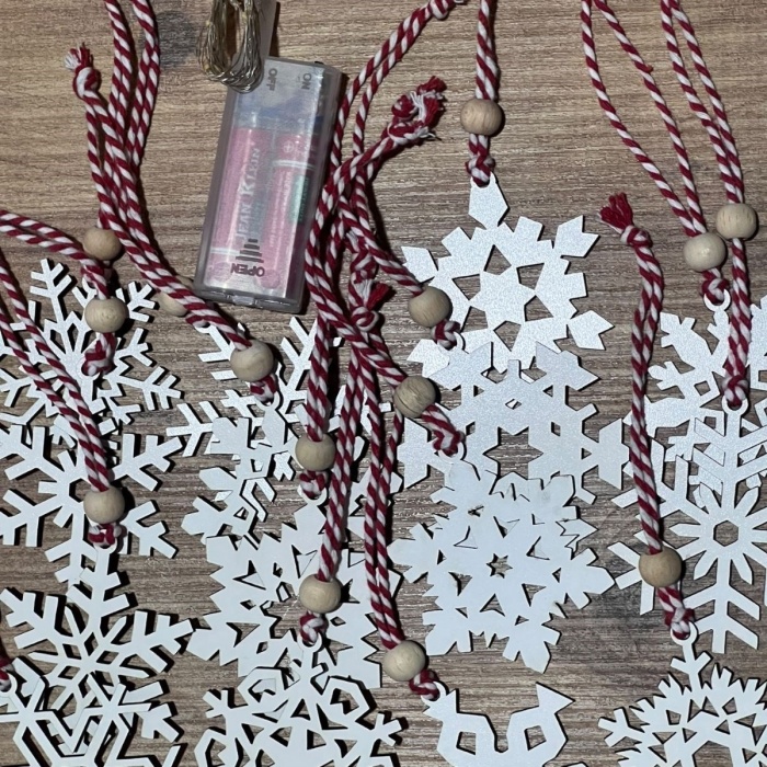 ® Yeni Ürün Ahşap Yılbaşı Ağaç Süsü-BY15