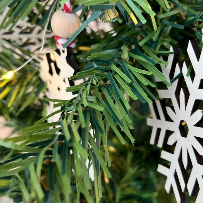 ® Yeni Ürün Ahşap Yılbaşı Ağaç Süsü-BY15