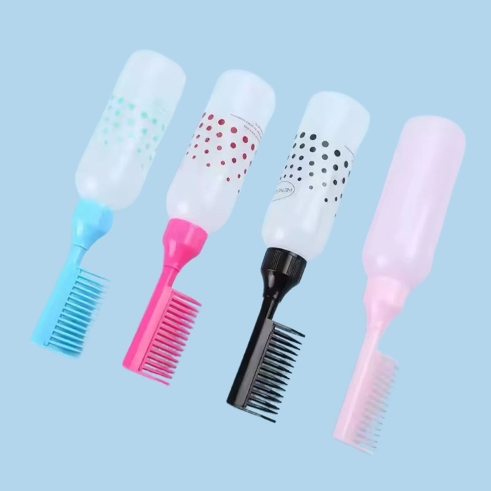 ® Yeni Ürün Saç Boyama Uygulama Fırçası Taraklı Saç Boyama Aplikatörü