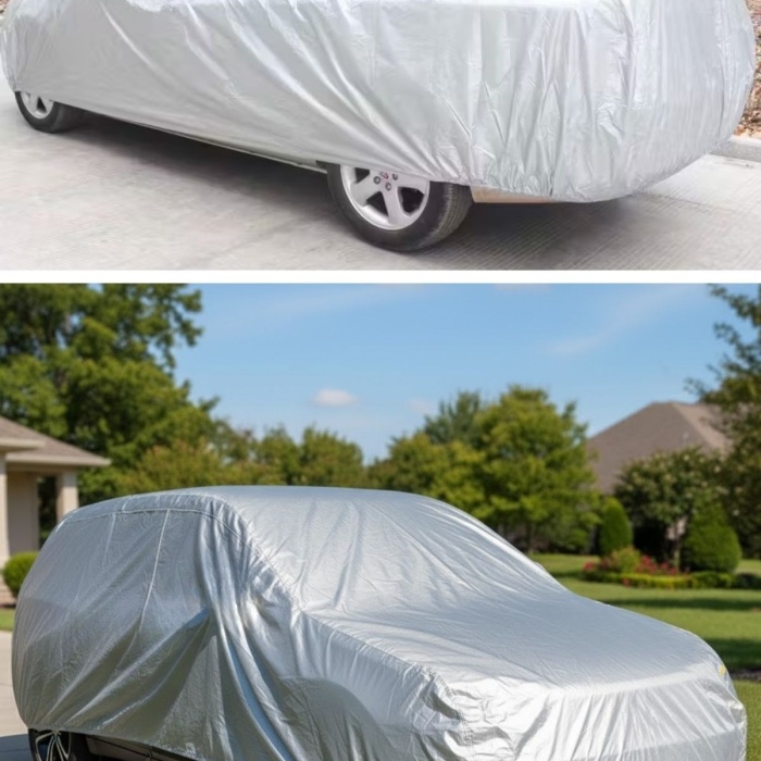 ® Yeni Ürün Su Geçirmez Yağmur,Kar,Dolu Koruyucu Sedan Araçlara Uyumlu Oto Araba Brandası-Araç Örtüsü