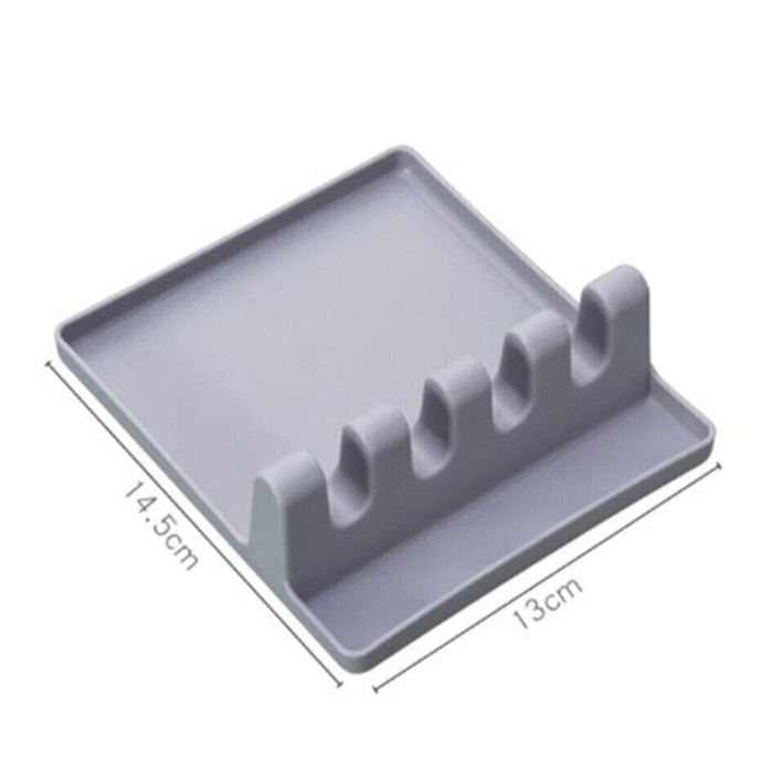 ® Yeni Ürün Tencere Kapak Tutuculu Kaşıklıklı Tencere Kapak Standı Pratik Kaşık Kepçe Altlık Düzenleyici