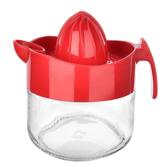 ® Yeni Ürün 300ml Cam Hazneli Pratik Limon Narenciye Sıkacağı KC-405