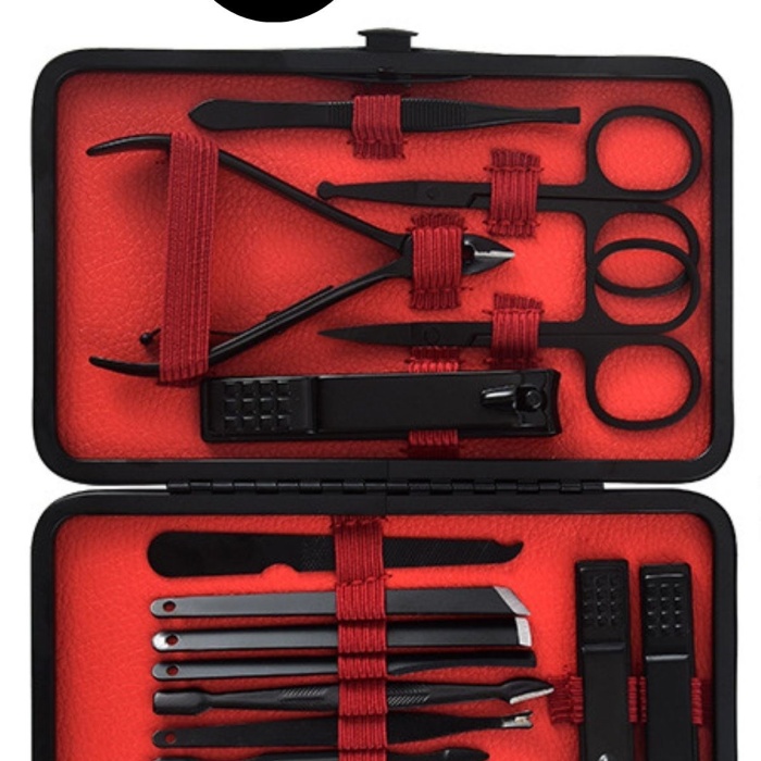 ® Yeni Ürün 18 Parça Çanta Tipi Manikür Pedikür Tırnak Bakım Seti