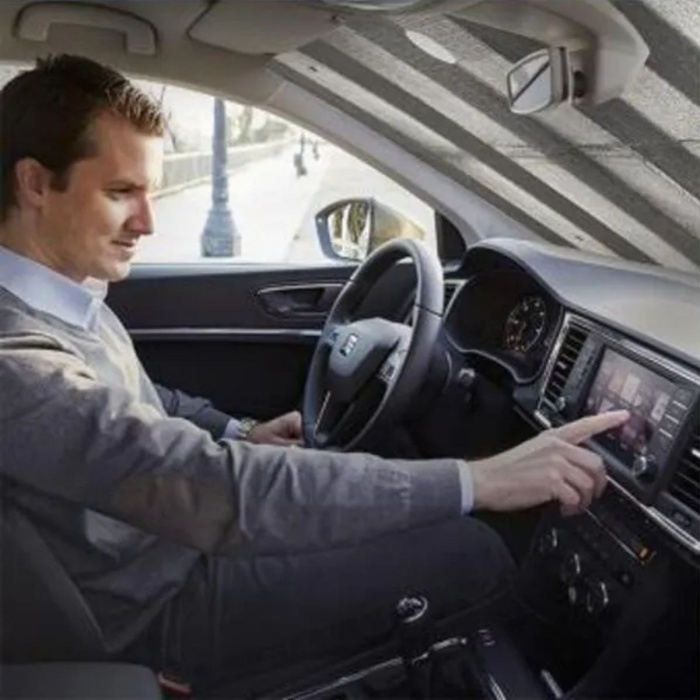 ® Yeni Ürün 120*55 cm Ambalajlı Vantuzlu Araç İçi Ön Cam Perdesi Katlanabilir Güneşlik