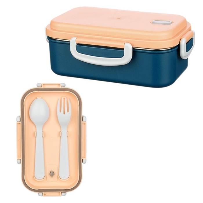 ® Yeni Ürün 2 Bölmeli 150-300 Ml Paslanmaz Çelik Yemek Kabı Beslenme Kabı Yiyecek Saklama Kabı