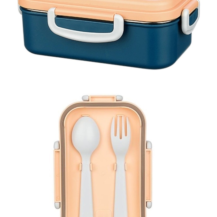 ® Yeni Ürün 2 Bölmeli 150-300 Ml Paslanmaz Çelik Yemek Kabı Beslenme Kabı Yiyecek Saklama Kabı