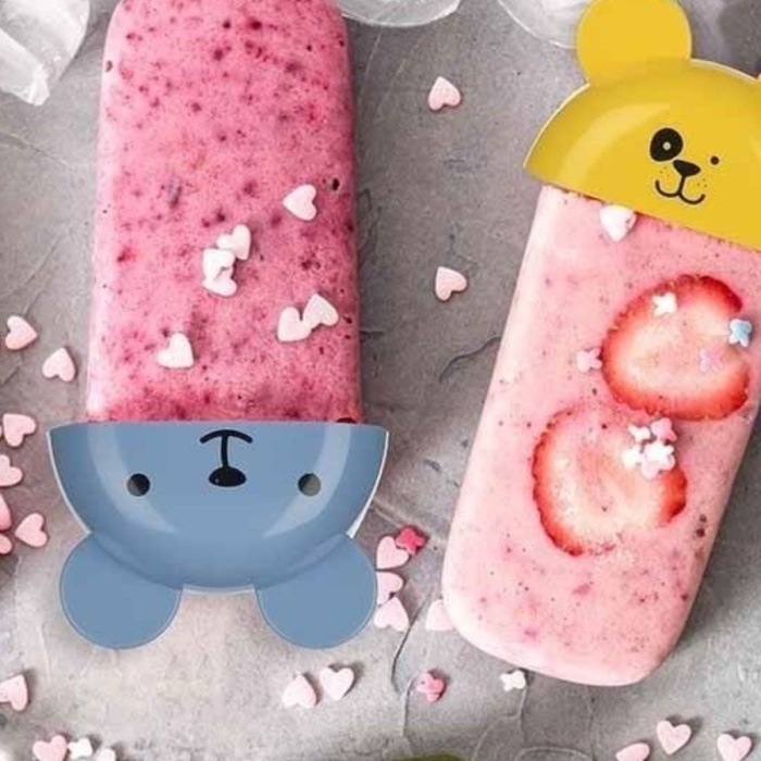 ® Yeni Ürün 4lü Kolay Şekillendirici Sevimli Çocuk Meybuz  & Dondurma Kalıbı AP-9179