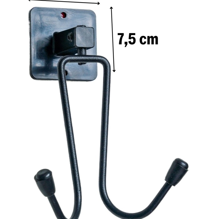 ® Yeni Ürün Kendiliğinden Yapışkanlı Siyah Paslanmaz Metal Bornoz ve Havlu Askılığı