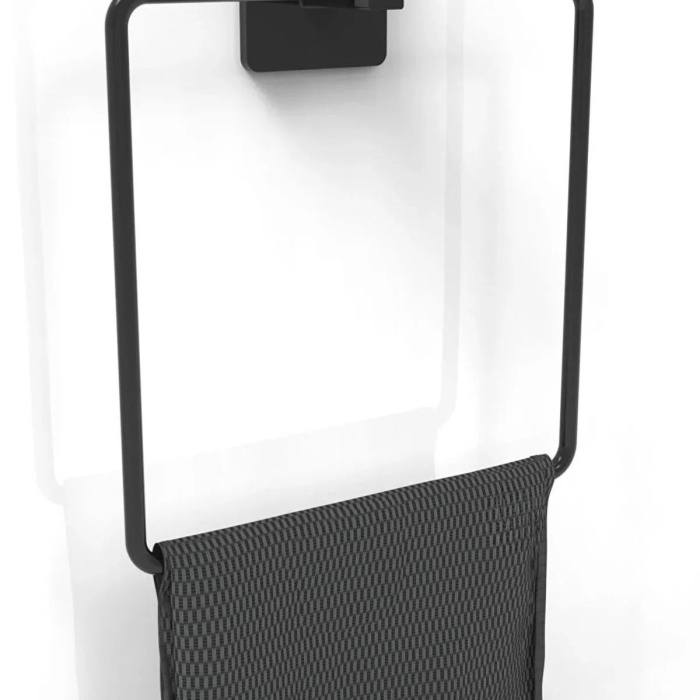 ® Yeni Ürün Kendiliğinden Yapışkanlı Siyah Paslanmaz Metal Kare Havluluk