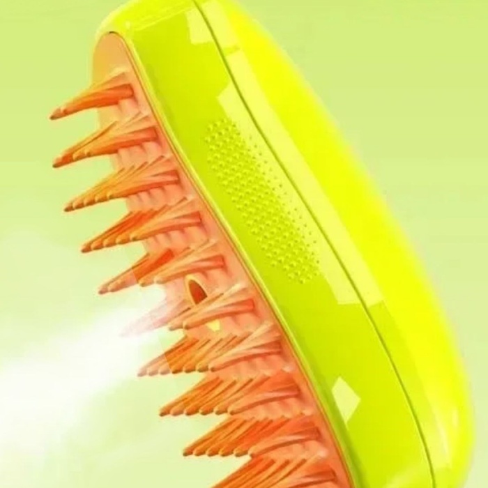 ® Yeni Ürün Buharlı Yumuşak Silikon Uçlu Kedi & Köpek Tüy Tarama Tarağı Yıkama Fırçası