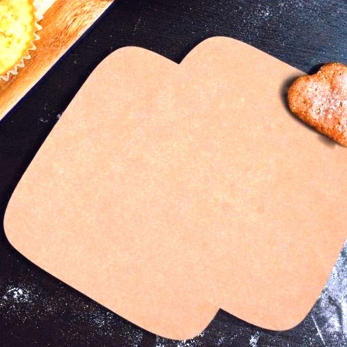 ® Yeni Ürün 100 Adet Air Fryer Pişirme Kağıdı Tek Kullanımlık Yağ Su Geçirmez Yapışmaz Deliksiz Düz Kare Model