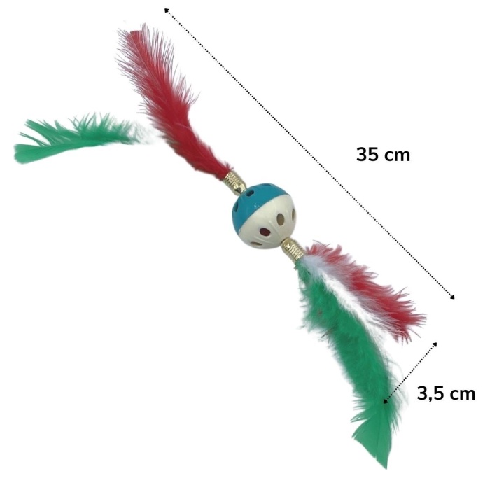 ® Yeni Ürün Tüylü PüsküllüKedi OyuncağıDikkat Çekici Renkli Sevimli Evcil Hayvan Oyuncağı