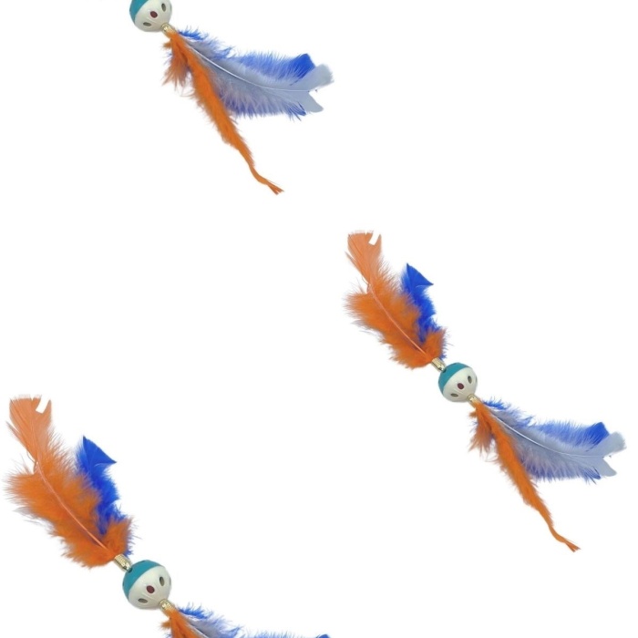 ® Yeni Ürün Tüylü PüsküllüKedi OyuncağıDikkat Çekici Renkli Sevimli Evcil Hayvan Oyuncağı