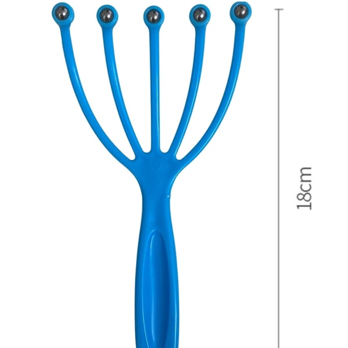 ® Yeni Ürün Çok Fonksiyonlu 5 Uçlu Bilyeli Baş Boyun Bacak Kol Masaj Alet Rahatlatıcı Kafa Masaj Aparatı
