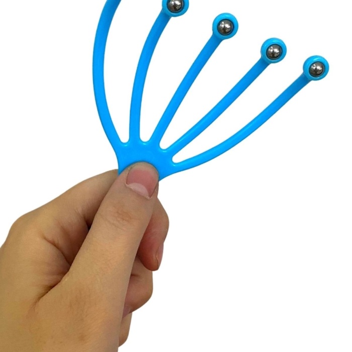 ® Yeni Ürün Çok Fonksiyonlu 5 Uçlu Bilyeli Baş Boyun Bacak Kol Masaj Alet Rahatlatıcı Kafa Masaj Aparatı