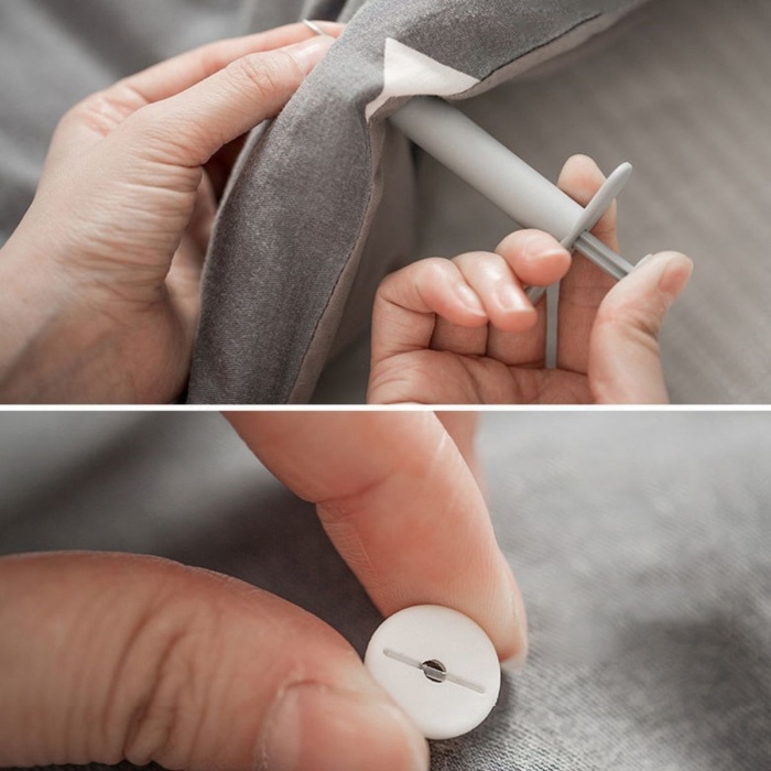 ® Yeni Ürün Yorgan Kılıfı Ve Çarşaf Tutucu Sabitleyici Düğme Kiti