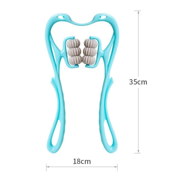 ® Yeni Ürün Çok Fonksiyonlu Manuel Altı Tekerlekli Boyun Masaj Aleti