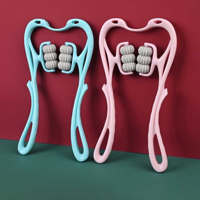 ® Yeni Ürün Çok Fonksiyonlu Manuel Altı Tekerlekli Boyun Masaj Aleti