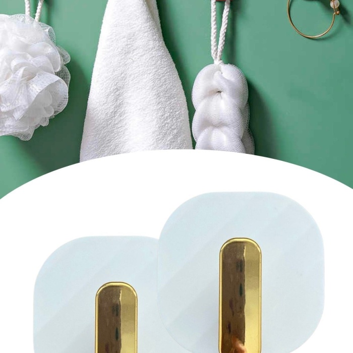 ® Yeni Ürün 2li Yapışkanlı Retro Askılık Dolap Kapak Kulpu Beyaz