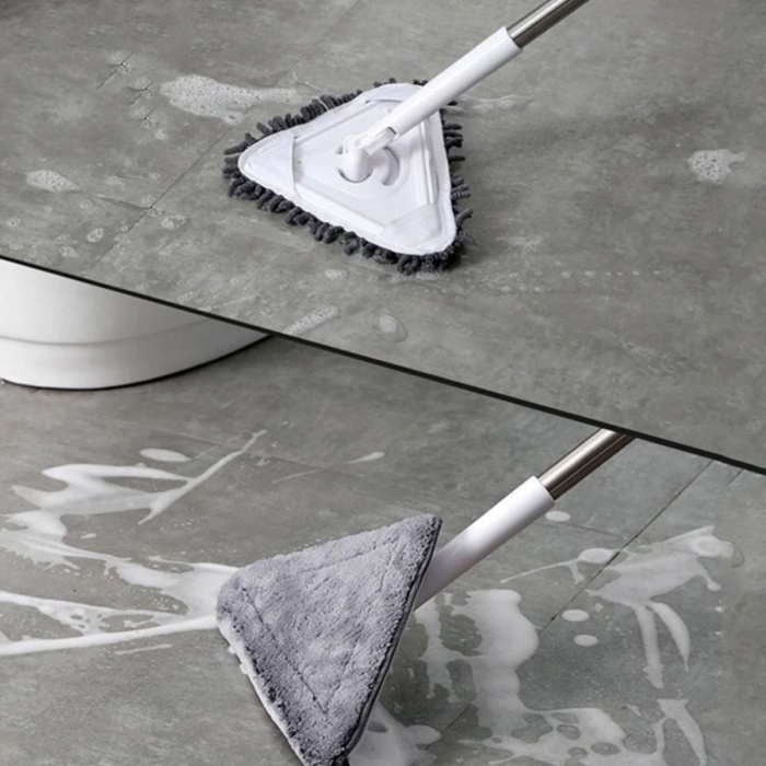 ® Yeni Ürün Teleskopik Saplı 150 cm Üçgen Mop Cam Duvar Tavan Fayans Parke Temizleyici Mop