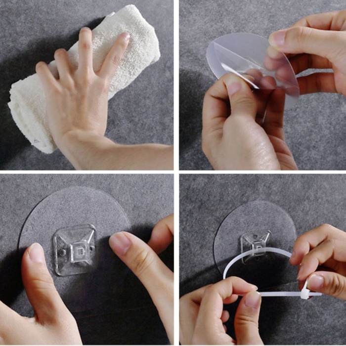 ® Yeni Ürün Yapışkanlı Eşya Sabitleyici Aparat Deprem Güvenliği Çocuk Koruma Sabitleme Aparatı 1 Çift