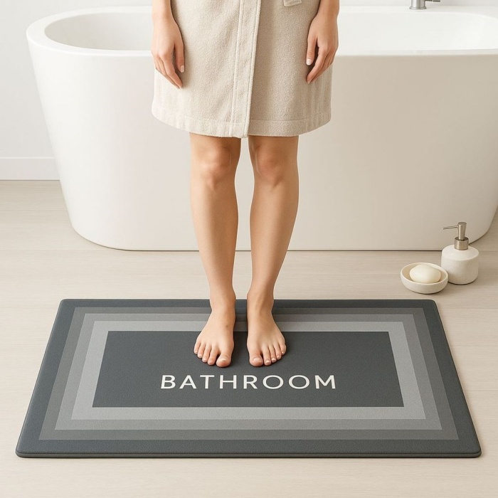 ® Yeni Ürün Sihirli Süper Su Emici Kaymaz Tabanlı Uzun Paspas 40*120 cm