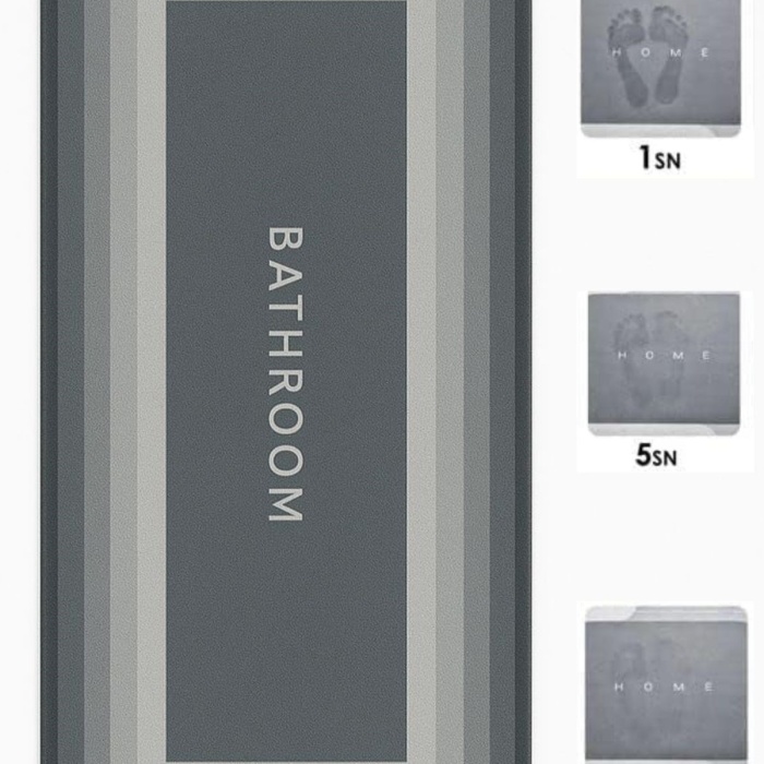 ® Yeni Ürün Sihirli Süper Su Emici Kaymaz Tabanlı Uzun Paspas 40*120 cm