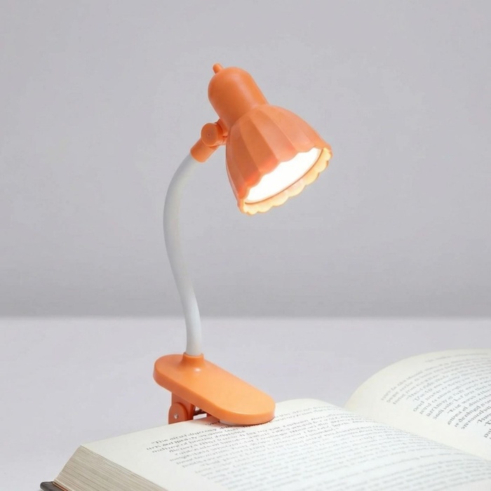 BUFFER® Lale Model Mandallı LED Kitap Okuma Lambası – Kıvrılabilir Esnek Gövdeli, Taşınabilir Gece Lambası & Masaüstü Okuma Işığı