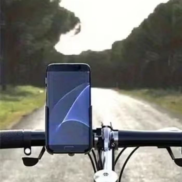 ® Yeni Ürün Motosiklet Gidon Telefon Tutucu–360° Döner, Kaymaz Sabitleme Sistemli, Sarsıntı Önleyici Telefon Tutucu Aparat