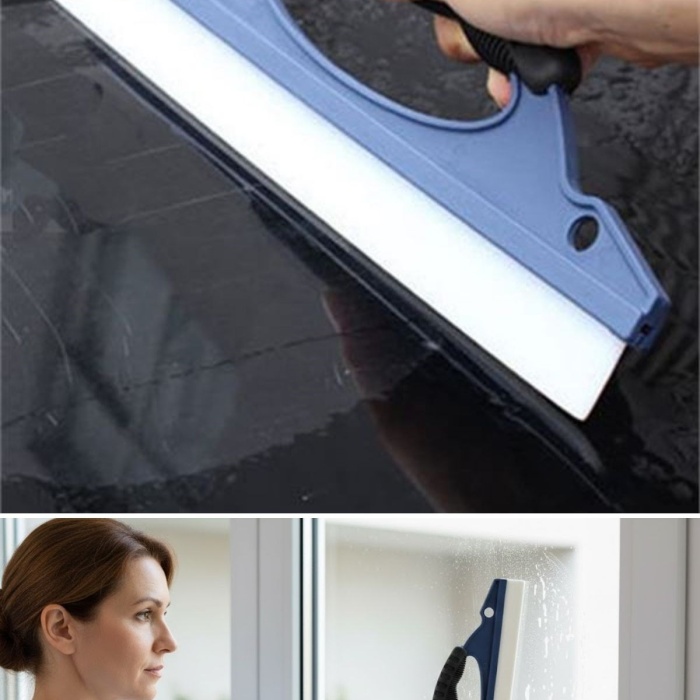 ® Yeni Ürün Çok Amaçlı Cam Çekçeği–Araç Camı, Duşakabin, Fayans ve Ayna İçin Leke Temizleme Aparatı