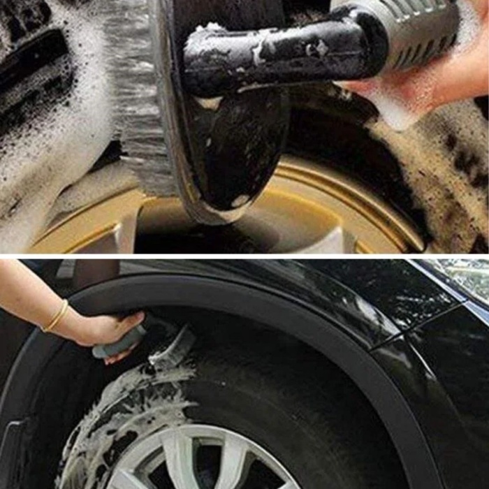 ® Yeni Ürün Çok Amaçlı Araç Temizlik FırçasıOto İç ve Dış Yüzeyler, Koltuk, Halı, Torpido ve Jant İçin Ergonomik Temizlik Fırçası