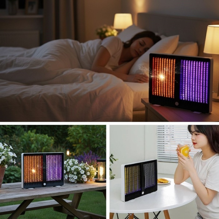 ® Yeni Ürün Sivrisinek Öldürücü Lamba Şarjlı Sivrisinek Kovucu Sessiz ve Güçlü Sivrisinek Tuzağı UV Işıklı Sinek Kıran WD023