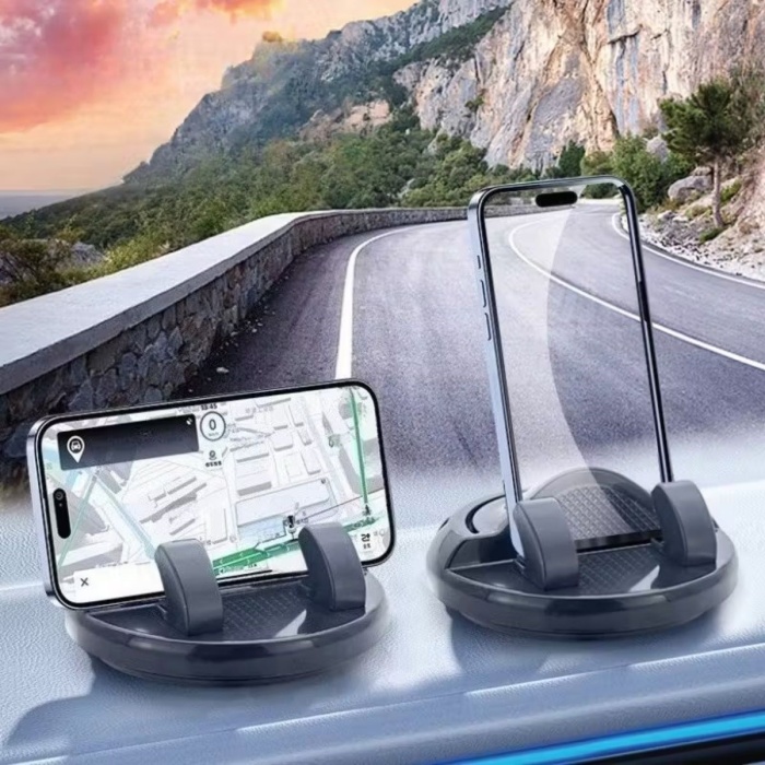 ® Yeni Ürün Numaratörlü Güçlü Yapışkanlı 360 Derece Dönebilen Su Geçirmez Araç İçi Telefon Tutucu Plastik Aparat