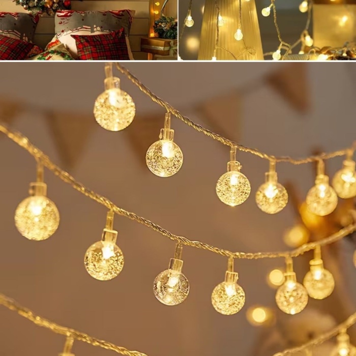 ® Yeni Ürün Mini Boncuk Detaylı 3.5 Metre USB LED Işık20 LED’li Dekoratif Ortam Aydınlatması