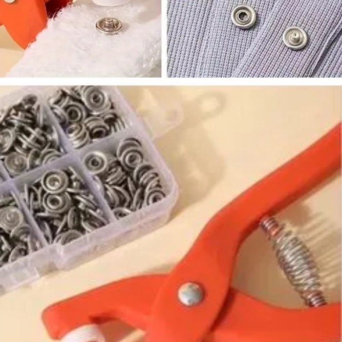 ® Yeni Ürün Plastik Çıt Çıt Pensi–Kıyafet, Bebek Önlüğü, Gömlek ve Tekstil Ürünleri İçin Çıtçıt Takma Aleti