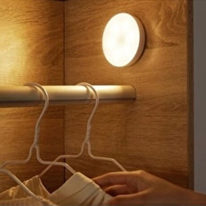 ® Yeni Ürün Hareket Sensörlü Usb Şarjlı Spot Lamba Mıknatıslı ve Yapışkanlı Gün Işığı Renk Led