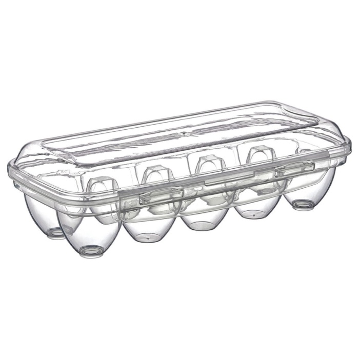 ® Yeni Ürün 10 Bölmeli Kilitli Kapaklı Yumurtalık Saklama Kutusu YU110