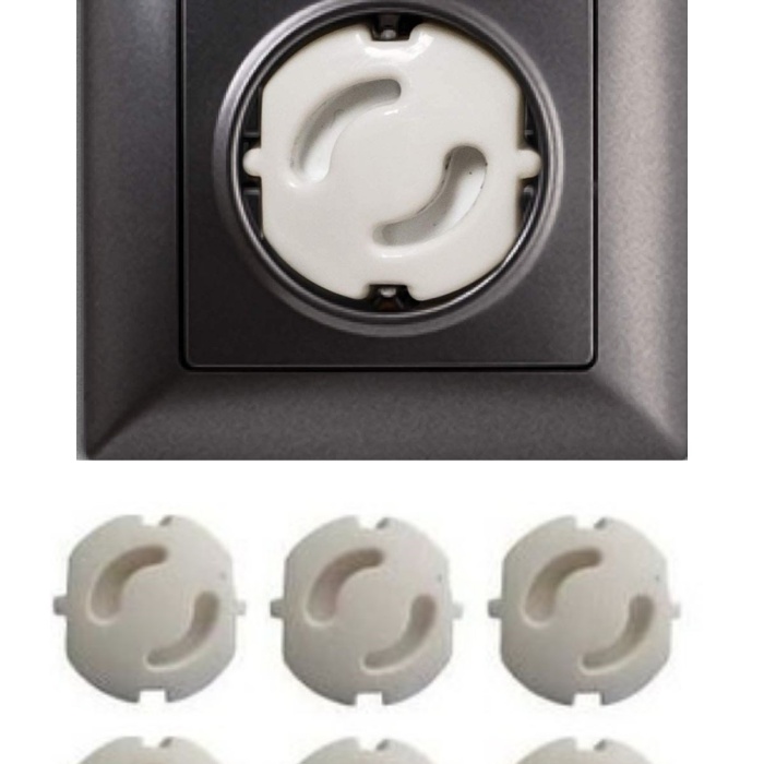 ® Yeni Ürün Bebek Çocuk Priz Koruma Kapağı (6 Adet) Çocuk Güvenliği, Priz Muhafazası, Priz Kapatıcı