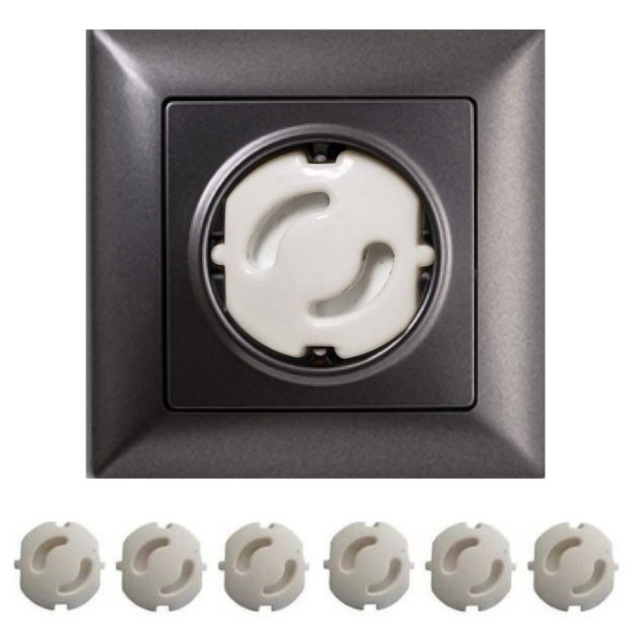 ® Yeni Ürün Bebek Çocuk Priz Koruma Kapağı (6 Adet) Çocuk Güvenliği, Priz Muhafazası, Priz Kapatıcı