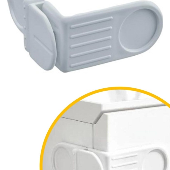 ® Yeni Ürün Bebek Çocuk Güvenlik Çekmece ve Dolap İçin Kendiliğinde Yapışkanlı Vidasız Köşe Kapak Kilidi