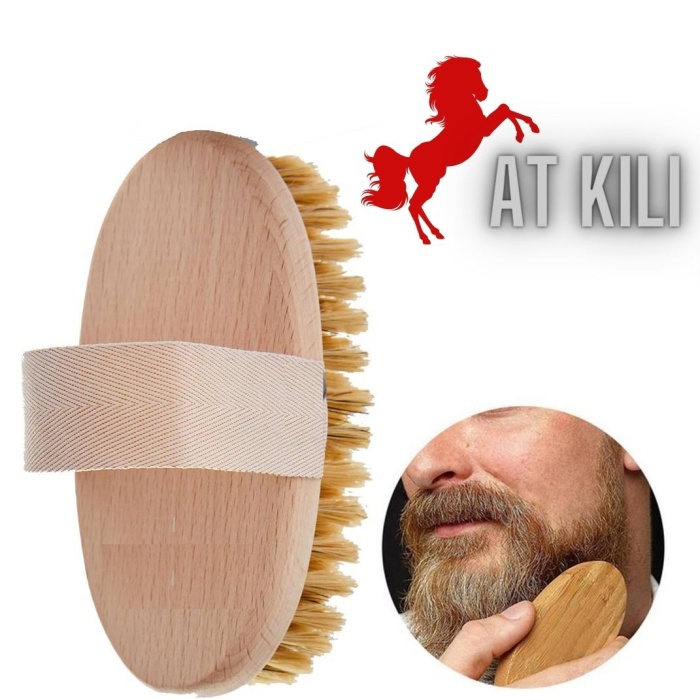 ® Yeni Ürün Absolute Sakinleştirici Sakal Tarama Doğal Fırçası