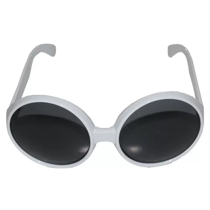 ® Yeni Ürün  80 Li Yıllar Beyaz Renk Nostalji Yeşilçam Parti Gözlüğü