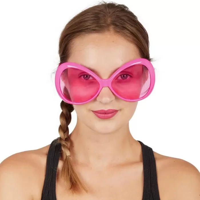 ® Yeni Ürün Pembe Yeşilçam Nostalji Parti Gözlüğü
