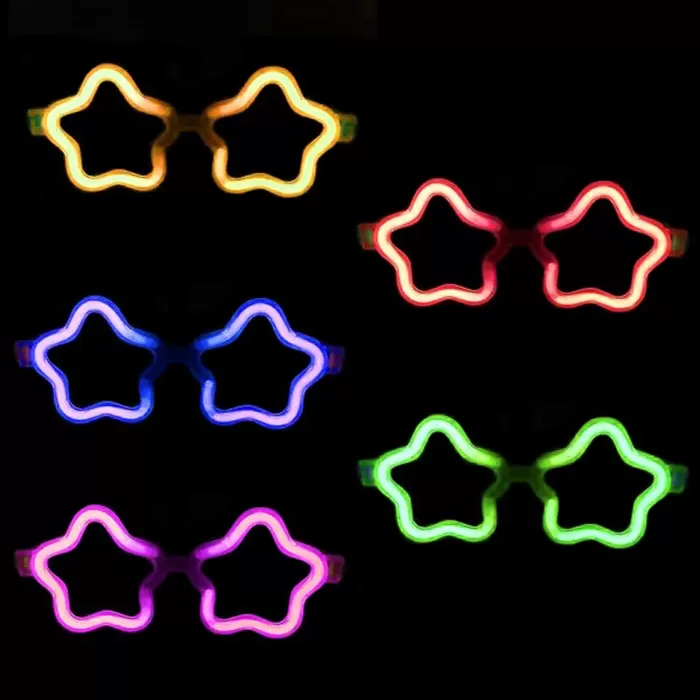 ® Yeni Ürün Yıldız Glow Partisi Gözlüğü 12 Adet