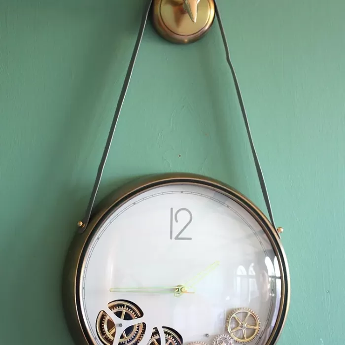 ® Yeni Ürün Çarklı Geyikli Duvar Saati