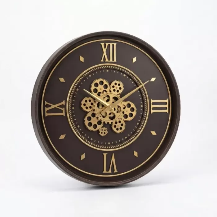 ® Yeni Ürün Çarklı Duvar Saati 55 Cm