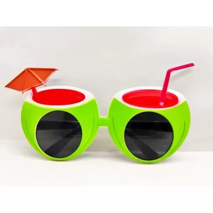 ® Yeni Ürün Karpuz Şekilli Tropikal Hawaii Yaza Merhaba Parti Gözlüğü