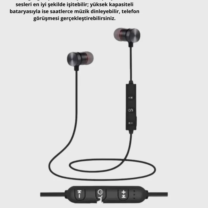 ® Yeni Ürün Spor Bileklik + Kablosuz Bluetooth Kulaklık Fitness Seti