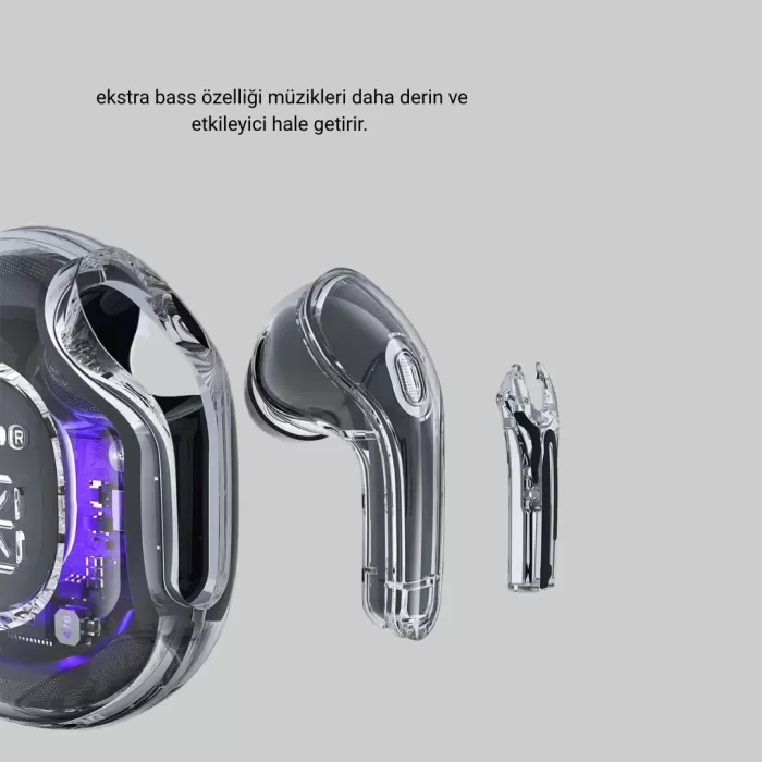 ® Yeni Ürün Bluetooth 5.3 Tws Kulaklık Gürültü Engelleyici Üçlü Mikrofonlu Ergonomik Tasarım